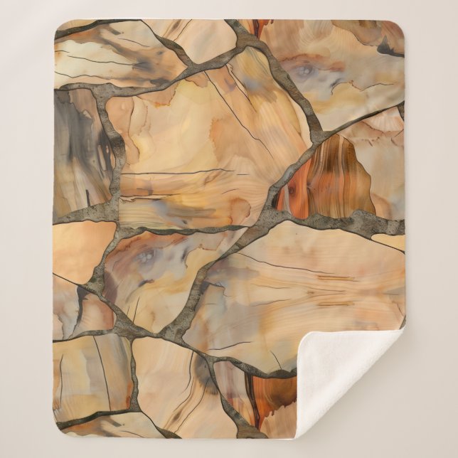 Manta Sherpa Cálido y suave Sherpa Blanc (Anverso)