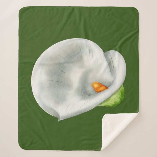 Manta Sherpa Calla Lilly (Anverso)
