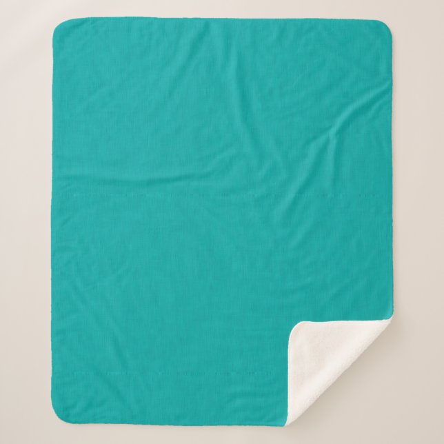 Manta Sherpa Calm & simple visual teal textured background  (Anverso)