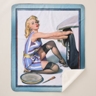 Manta Sherpa Cambio rápido por Gil Elvgren