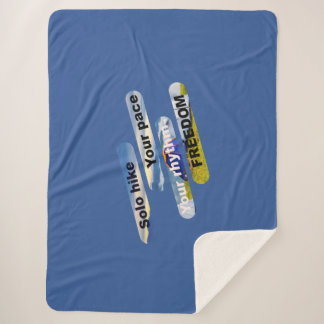 Manta Sherpa Caminata individual, tu ritmo, tu libertad.