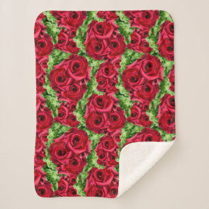 Manta Sherpa Camino Rojo Camino Flor Garland