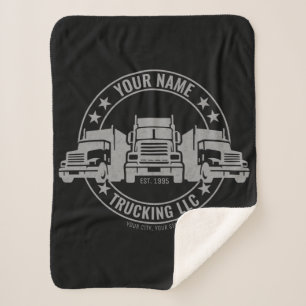 Manta Sherpa Camión Personalizado Big Rig Semi Camión