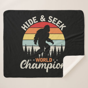 Manta Sherpa Campeón Mundial de Escondite de Bigfoot