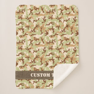 Manta Sherpa Camuflaje del desierto