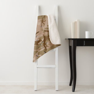 Manta Sherpa Camuflaje del desierto con guijarros, militares, e