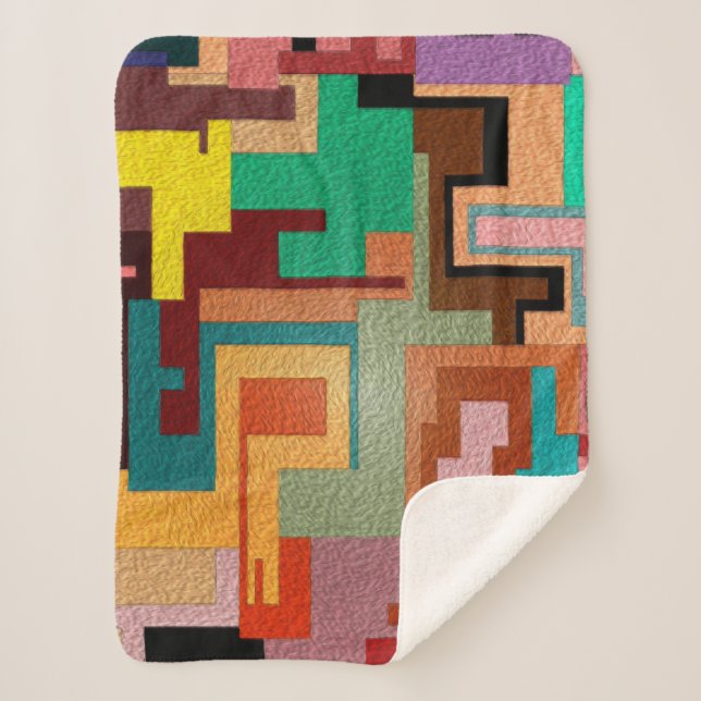 Manta Sherpa Camuflaje Pequeño Sherpa Blanket (Anverso)