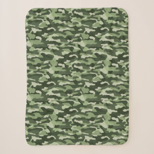 Manta Sherpa Camuflaje verde