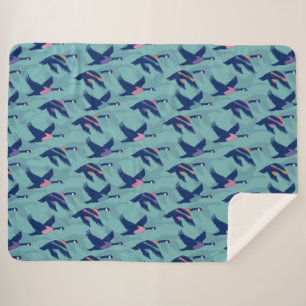 Manta Sherpa Canadá Geese