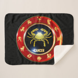 Manta Sherpa Cáncer Rótulo Zodiaco Astrología