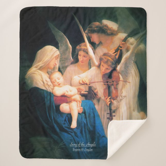 Manta Sherpa Canción de ángeles 1881 (Anverso)