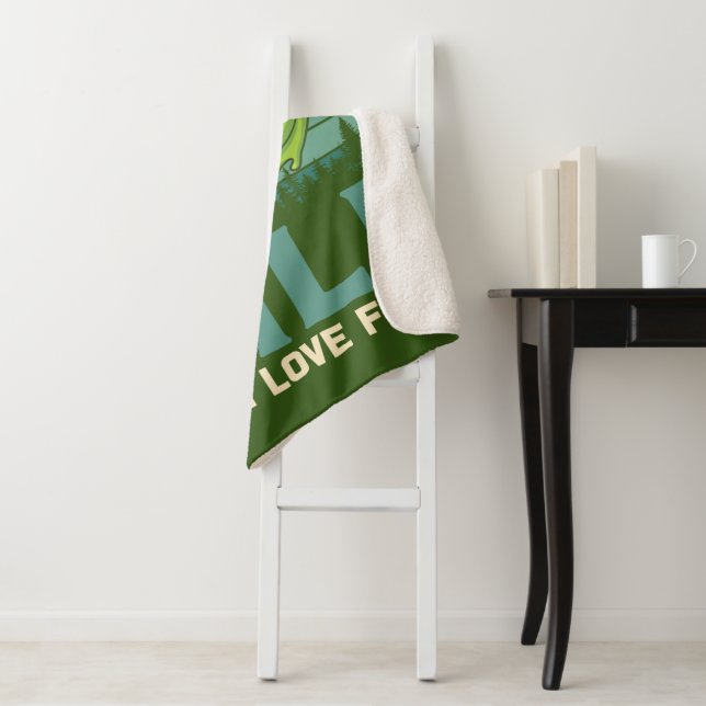 Manta Sherpa Canciones de amor Sherpa Blanket (In situ)