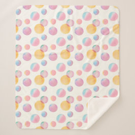 Manta Sherpa Candy Bubbles Sherpa Blanket