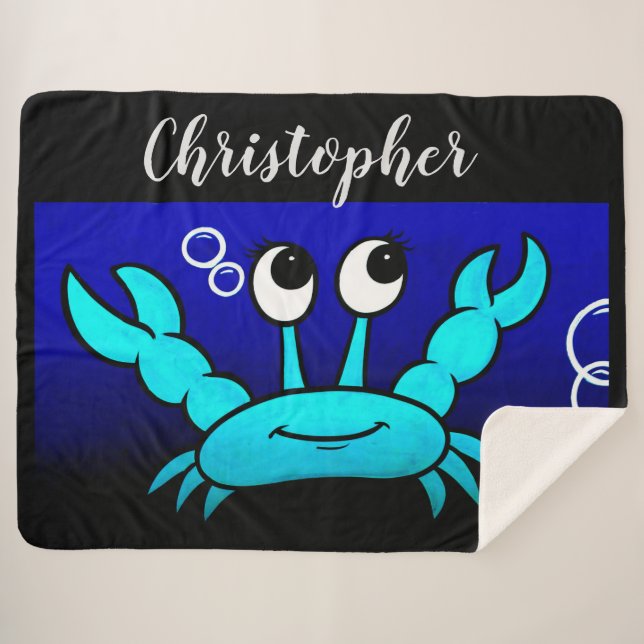 Manta Sherpa Cangrejo (Anverso (horizontal))