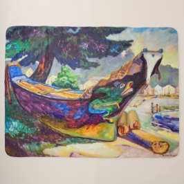 Manta Sherpa Canoa de guerra india | Emily Carr |