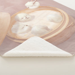 Manta Sherpa Canto sonriente - Delight Xiao Long Bao