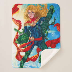 Manta Sherpa Capitán Marvel ~ Carol Danvers