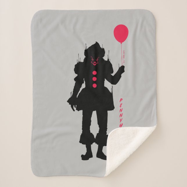 Manta Sherpa Capítulo 2 | Pennywise Silhouette (Anverso)