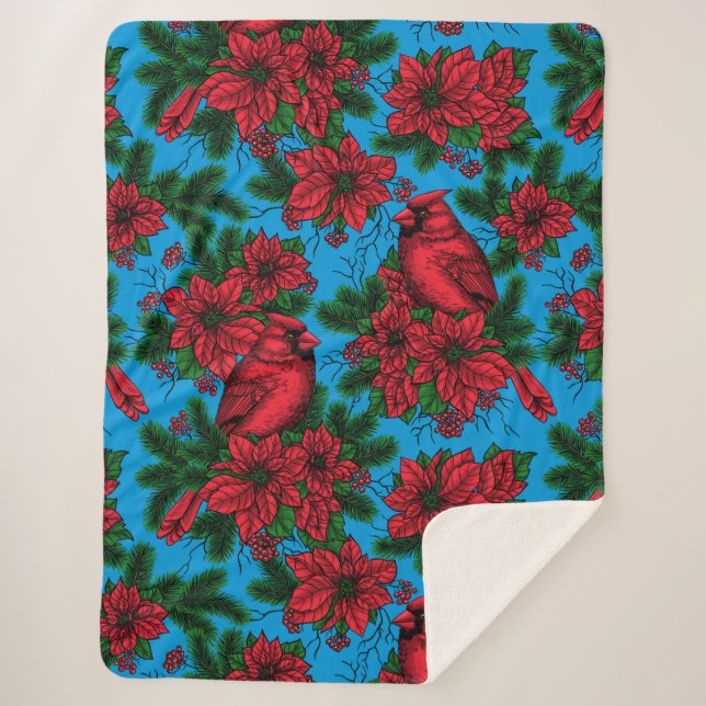 Manta Sherpa Cardenales (Anverso)