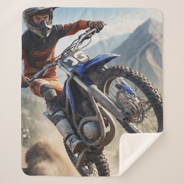 Manta Sherpa Carreras Montaña Motocross (Anverso)