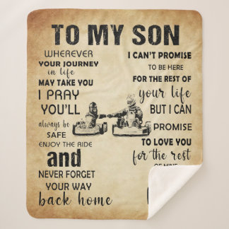 Manta Sherpa Carreras Papá A Mi Hijo Del Regalo De Papá