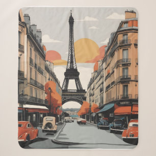 Manta Sherpa cartel antiguo de París