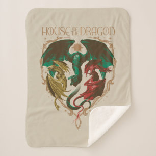 Manta Sherpa Casa del Dragón Dragon Shield