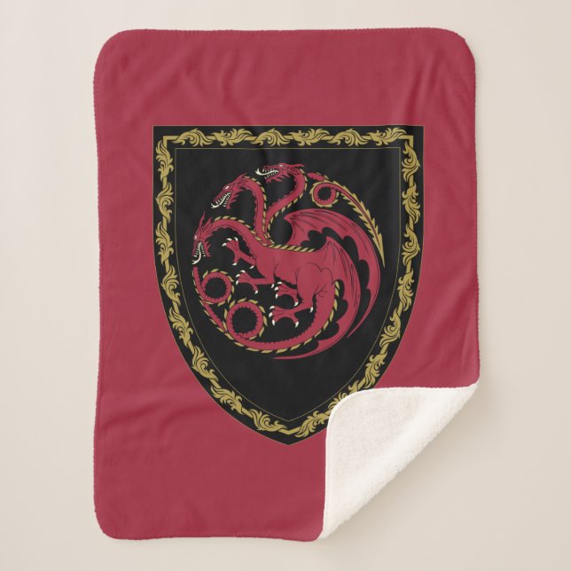 Manta Sherpa CASA DEL DRAGÓN | Escudo de House Targaryen (Anverso)