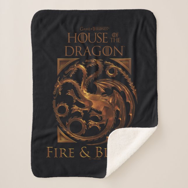 Manta Sherpa CASA DEL DRAGÓN | House Targaryen Sigil (Anverso)