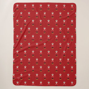 Manta Sherpa Cascanueces Roja