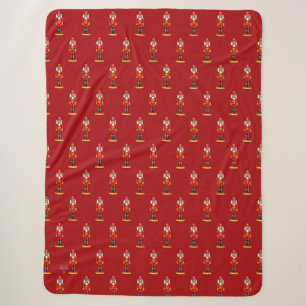 Manta Sherpa Cascanueces Roja