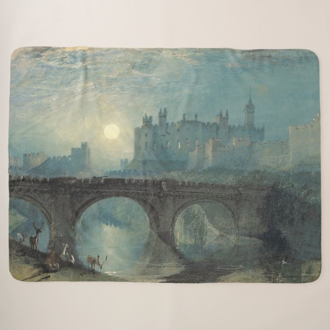 Manta Sherpa Castillo de William Turner Alnwick (Anverso (horizontal))