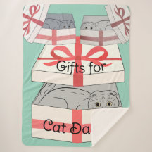 Cat Daddy Regalos Sherpa Blanket