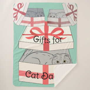 Manta Sherpa Cat Daddy Regalos Sherpa Blanket