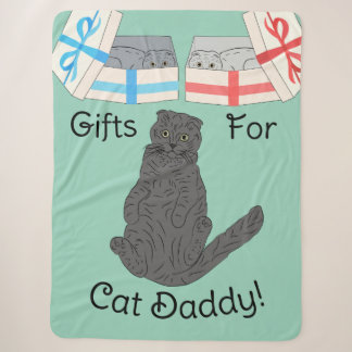 Manta Sherpa Cat Daddy Regalos Sherpa Blanket