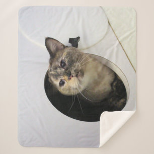 Manta Sherpa Cat Fleece Blanket