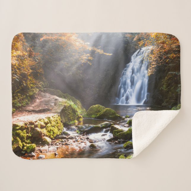 Manta Sherpa Cataratas | Gleno, Irlanda del Norte (Anverso (horizontal))