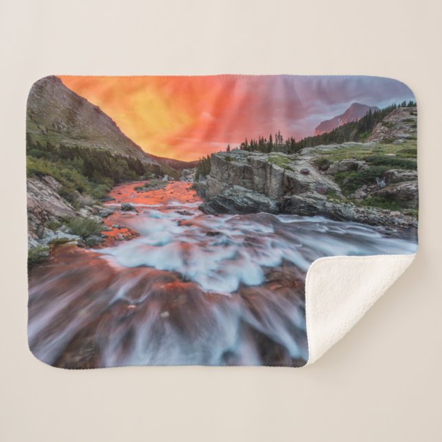 Manta Sherpa Cataratas SwiftCurrent | Parque nacional Glaciar M (Anverso (horizontal))