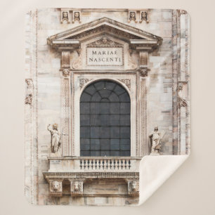 Manta Sherpa Catedral de Milán. Hermosa tentación italiana