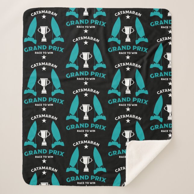 Manta Sherpa Catermaran Hidrofoil Carreras de velero (Anverso)