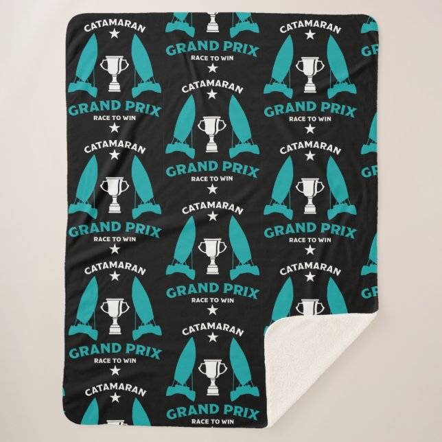 Manta Sherpa Catermaran Hidrofoil Carreras de velero (Anverso)