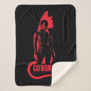 Manta Sherpa Catwoman Selina Kyle Cat Silhouette