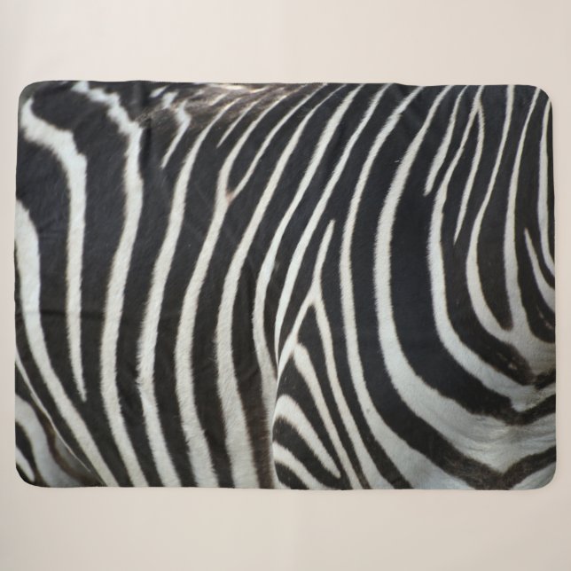 Manta Sherpa Cebra (Anverso (horizontal))