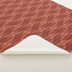 Manta Sherpa Cedar geométrico Sherpa Blanket (3 tamaños)