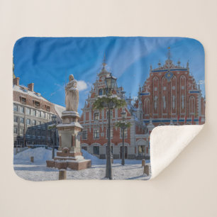 Manta Sherpa Centro histórico de Riga, Letonia