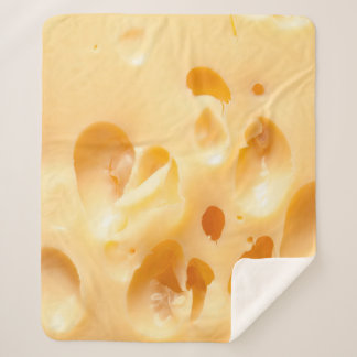 Manta Sherpa Cerca del queso amarillo. Este archivo se limpia y