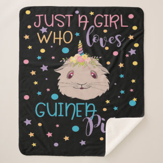 Manta Sherpa Cerdos de Guinea | Solo un Chica que ama a los cer
