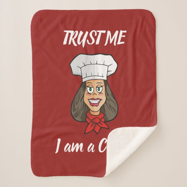 Manta Sherpa Chef femenino (Anverso)