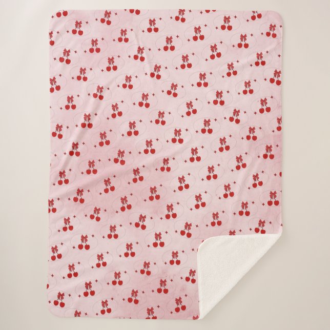 Manta Sherpa Cherry (Anverso)