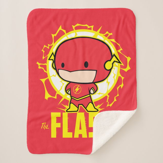 Manta Sherpa Chibi Flash Con Electricidad (Anverso)